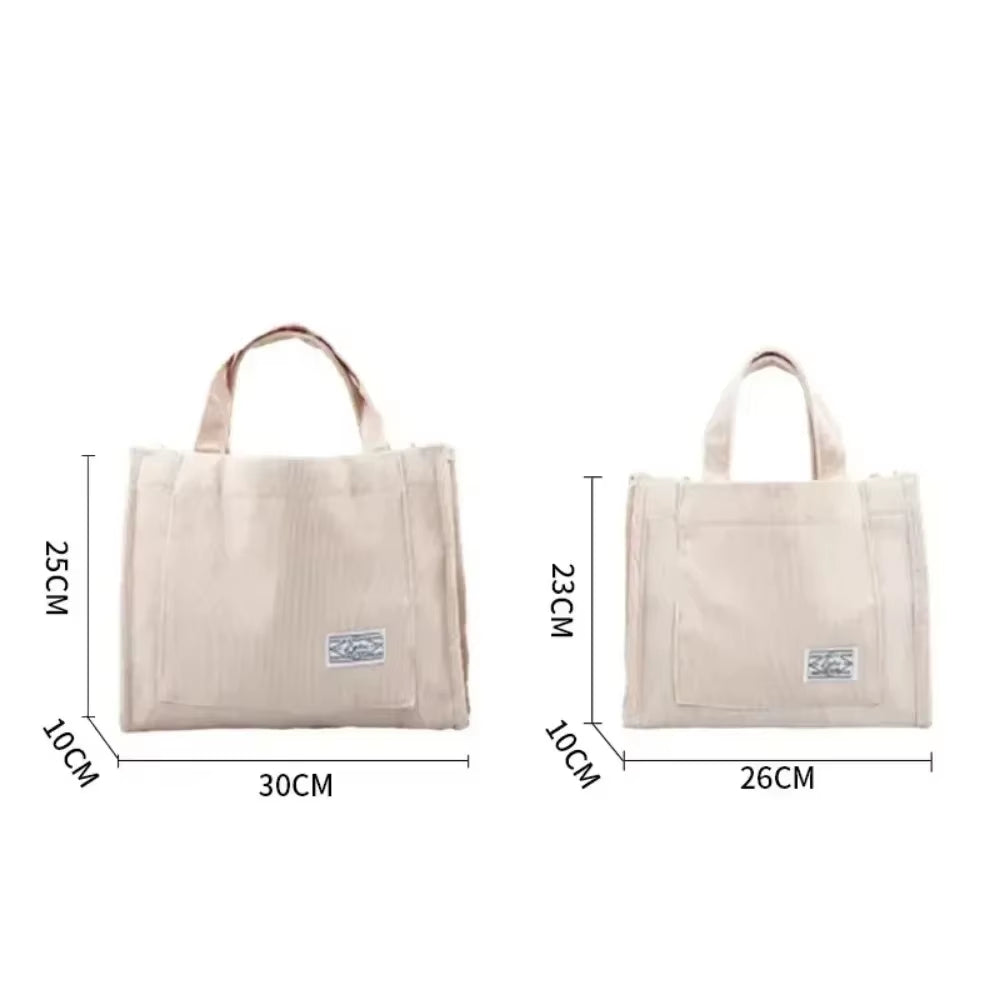 Luxury Designer Handbag Corduroy Ladies Bag 2024 Trend Single Shoulder Bag Solid Color Buckle Messenger Bag Small Square Bag
