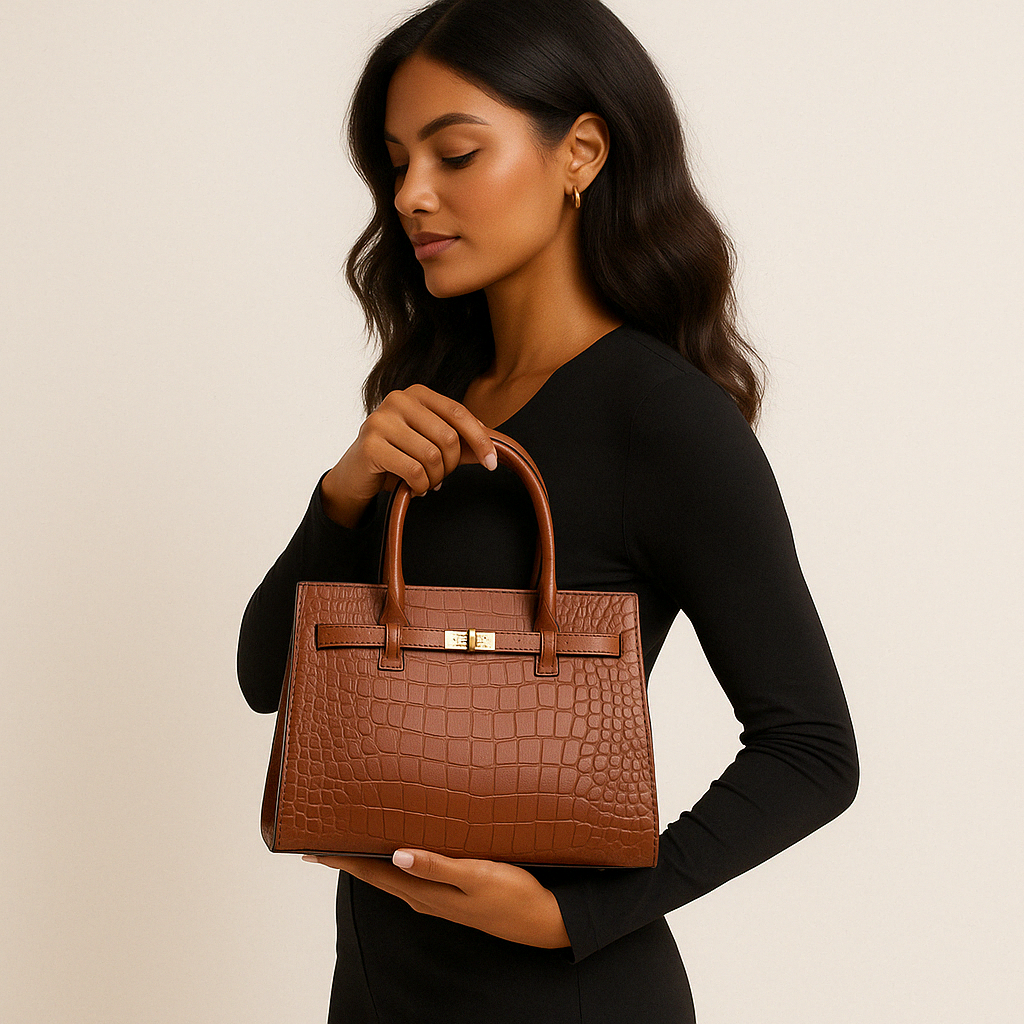 Sac à bandoulière en cuir souple