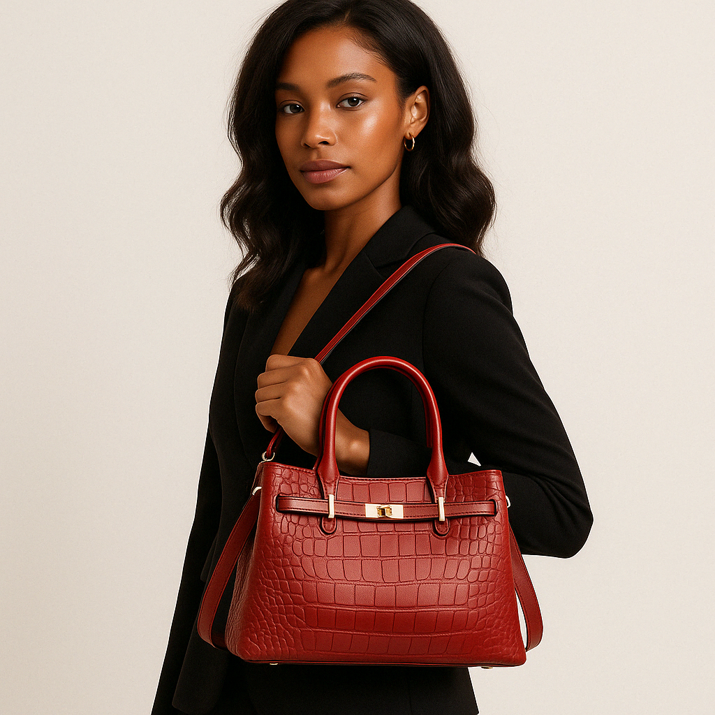 Sac à bandoulière en cuir souple