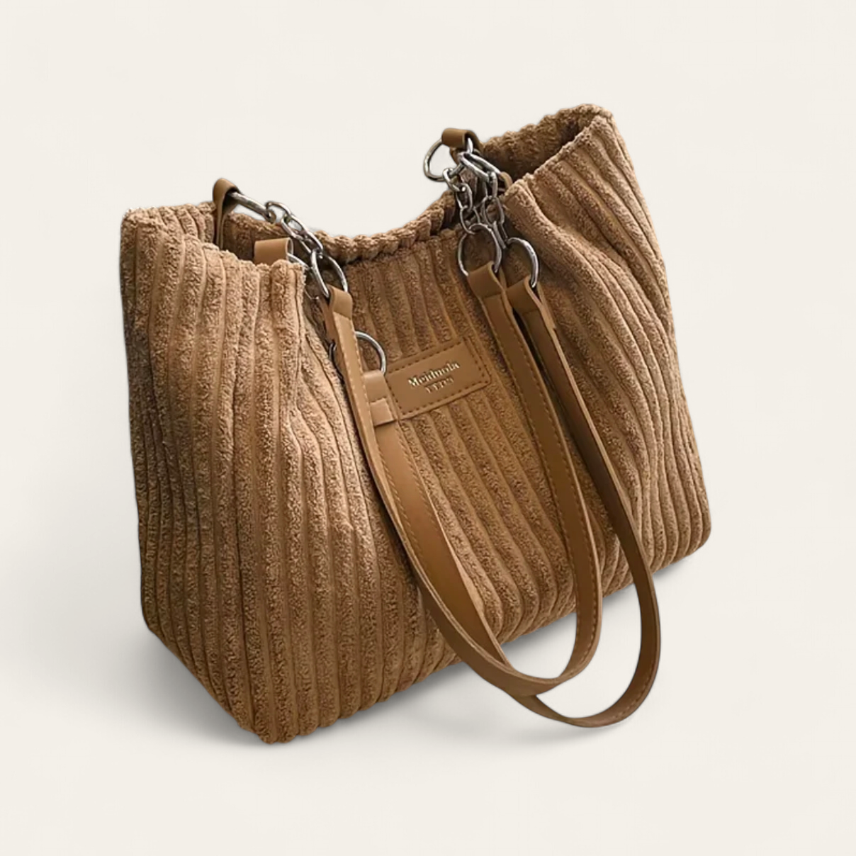 Sac à main corréens en velours côtelé