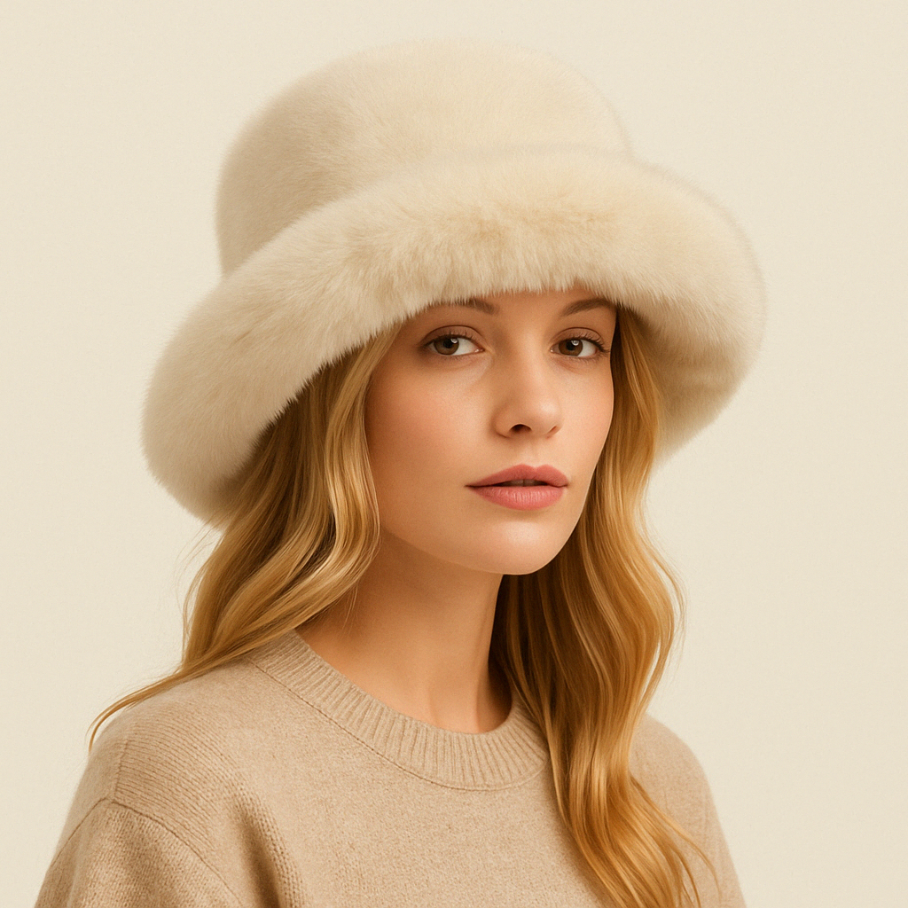 Bonnet de fourrure hiver