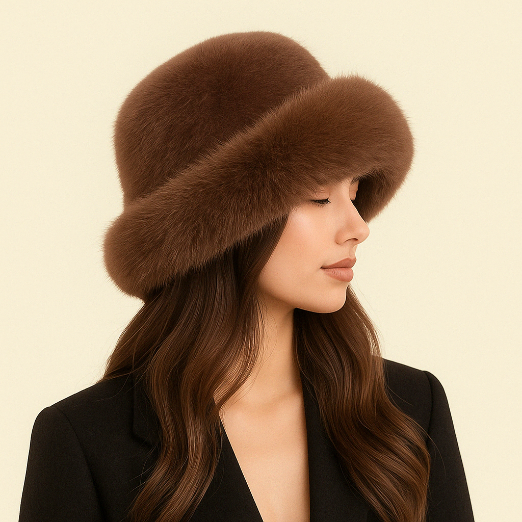 Bonnet de fourrure hiver