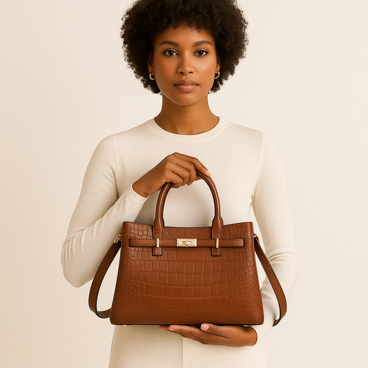 Sac à bandoulière en cuir souple