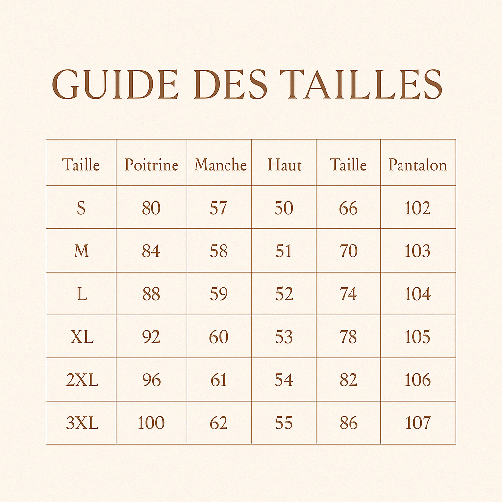 Ensemble de pyjama chaud & décontractés