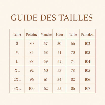 Ensemble de pyjama chaud & décontractés