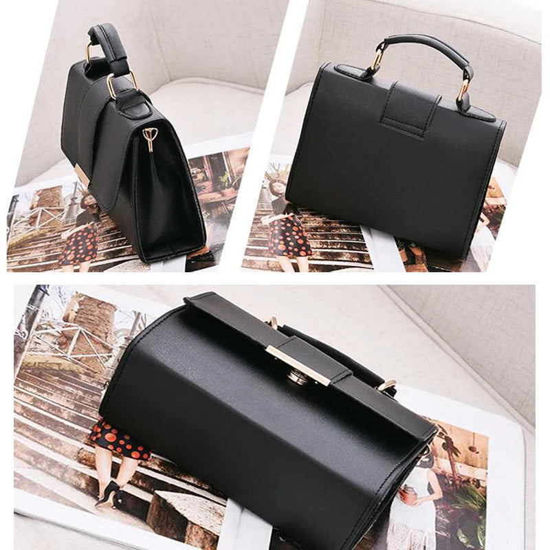 Sac à main en cuir, sangle croisée
