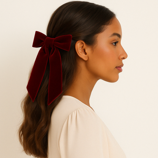 Ruban en Velours tendance pour cheveux