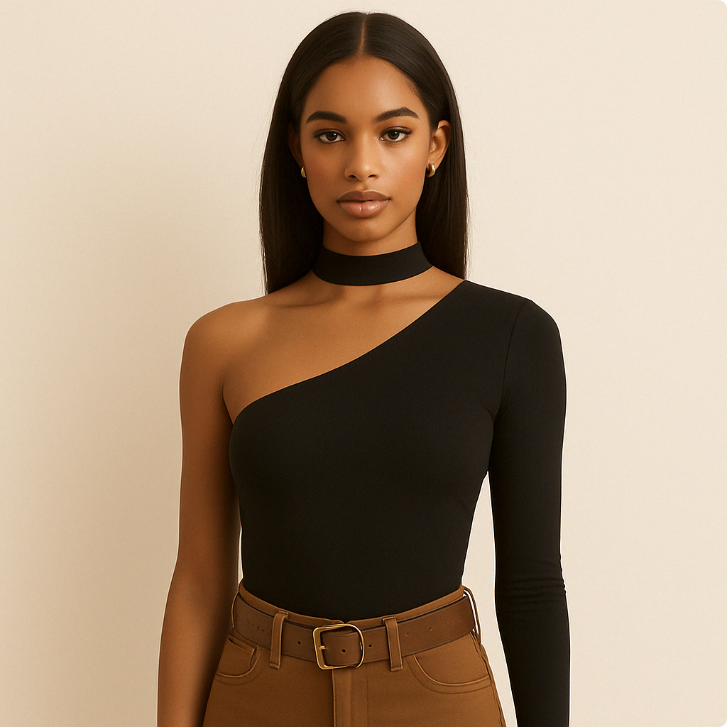 Top Sensuelle Épaule Nue